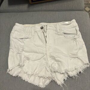 Studio Blue High-Rise Distressed Short